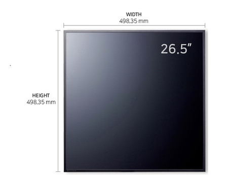 26" Square Display